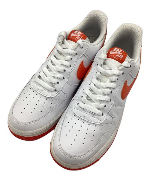 NIKE（ナイキ）NIKE (ナイキ) ローカットスニーカー ホワイト×オレンジ サイズ:SIZE 27.5cmの古着・服飾アイテム