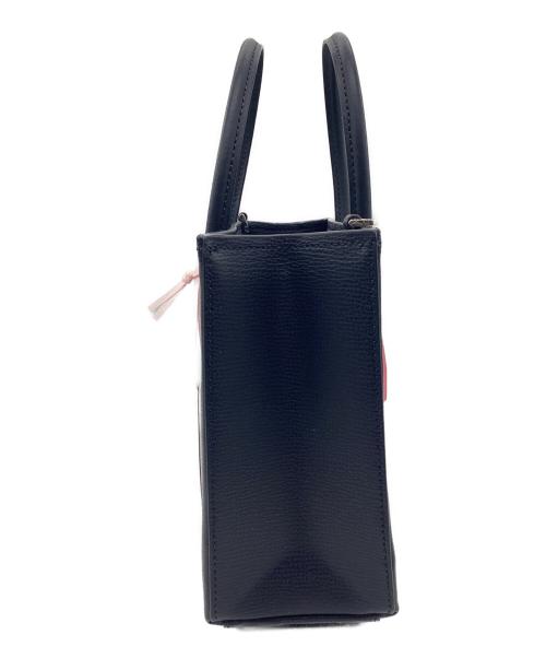 Kate Spade（ケイトスペード）Kate Spade (ケイトスペード) Disney (ディズニー) 不思議の国のアリス ハンドバッグ ネイビーの古着・服飾アイテム