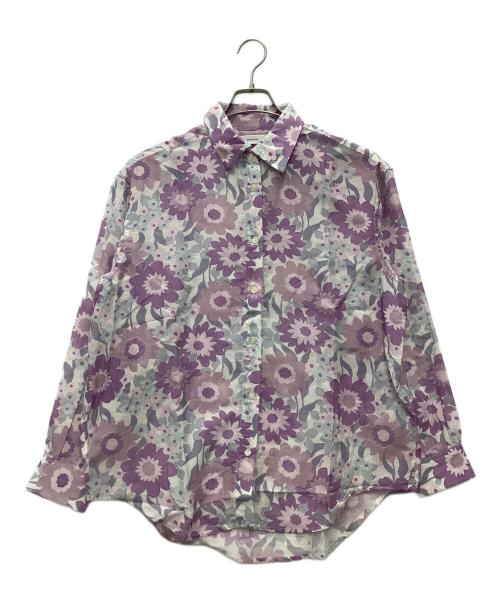 COACH（コーチ）COACH (コーチ) コットン ボイル シャツ 長袖シャツ パープル サイズ:SIZE 2の古着・服飾アイテム
