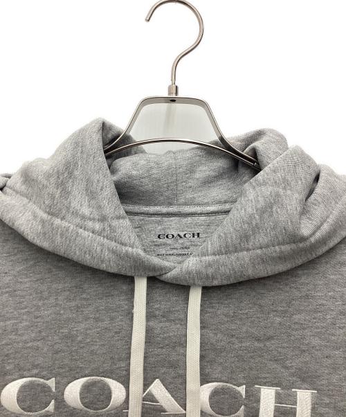 COACH（コーチ）COACH (コーチ) プルオーバーパーカー グレー サイズ:SIZE Sの古着・服飾アイテム