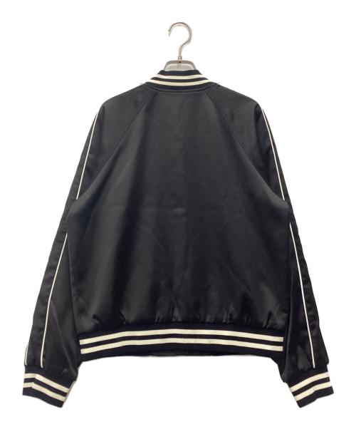 COACH（コーチ）COACH (コーチ) リバーシブル シグネチャー スーベニア ヴァーシティ ジャケット ブラック サイズ:SIZE Sの古着・服飾アイテム