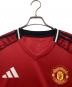 中古・古着 adidas (アディダス) サッカーユニフォームT マンチェスターユナイテッド 24/25 レッド サイズ:SIZE 4XL：7000円