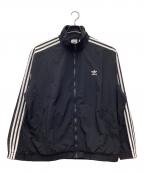 adidas Originalsアディダスオリジナル）の古着「トラックジャケット 	アディカラー ウーブン ファイヤーバード トラックトップ」｜ブラック