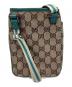 GUCCI (グッチ) ショルダーポーチ ブラウン×グリーン：9000円