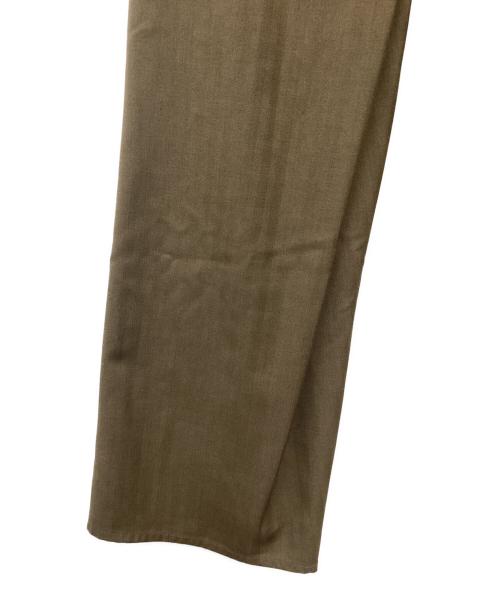 CLANE（クラネ）CLANE (クラネ) LOGO SWEAT TUCK WIDE PANTS ワイドパンツ ブラウン サイズ:SIZE 1の古着・服飾アイテム