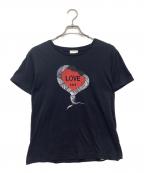 Saint Laurent Parisサンローランパリ）の古着「Tシャツ」｜ブラック