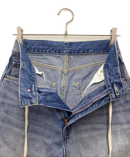Spick and Span（スピック＆スパン）Spick and Span (スピック＆スパン) 5 1/2 12OZ DRAWSTRINGDENIM スカイブルー サイズ:SIZE 26の古着・服飾アイテム