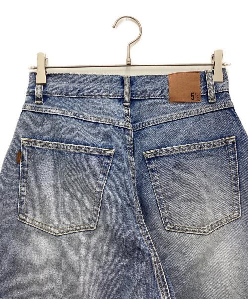 Spick and Span（スピック＆スパン）Spick and Span (スピック＆スパン) 5 1/2 12OZ DRAWSTRINGDENIM スカイブルー サイズ:SIZE 26の古着・服飾アイテム