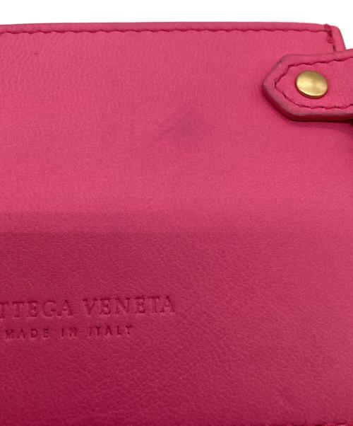 BOTTEGA VENETA（ボッテガベネタ）BOTTEGA VENETA (ボッテガベネタ) レザーフラグメントケース ショッキングピンクの古着・服飾アイテム
