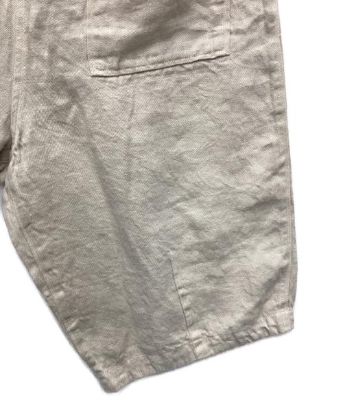 tumugu（ツムグ）tumugu (ツムグ) ソリトリネン8分丈パンツ ベージュ サイズ:SIZE Freeの古着・服飾アイテム