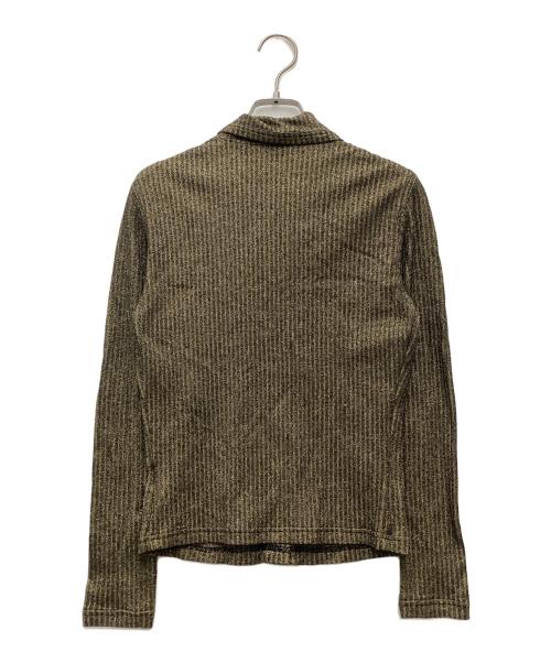 FENDI JEANS（フェンディ ジーンズ）FENDI jeans (フェンディ ジーンズ) 長袖シャツ ゴールド サイズ:SIZE ITARY 40の古着・服飾アイテム