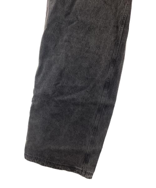 adidas（アディダス）adidas (アディダス) ジップ ウォッシュド デニムパンツ ブラック サイズ:SIZE 31の古着・服飾アイテム