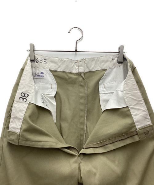Dickies（ディッキーズ）Dickies (ディッキーズ) ワークパンツ USA製 推定80S～90S カーキ サイズ:SIZE 96cm (W38)の古着・服飾アイテム