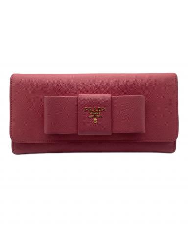 中古・古着通販】PRADA (プラダ) 長財布 ピンク｜ブランド・古着通販