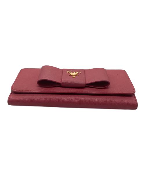 PRADA（プラダ）PRADA (プラダ) 長財布 ピンクの古着・服飾アイテム