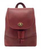 COACHコーチ）の古着「OLD COACH リュック ターンロック式」｜レッド