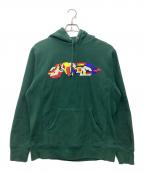 SUPREMEシュプリーム）の古着「プルオーバーパーカー Delta Logo Hooded Sweatshirt 2019」｜グリーン