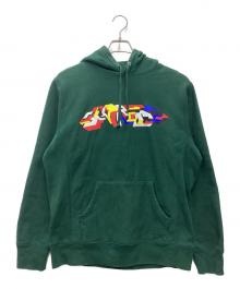 SUPREME（シュプリーム）の古着「プルオーバーパーカー Delta Logo Hooded Sweatshirt 2019」｜グリーン
