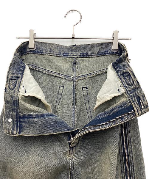 GRANCY（グランシー）GRANCY (グランシー) デニムパンツ ZipDesign Buggy DenimPants ブルー サイズ:SIZE Mの古着・服飾アイテム