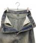 中古・古着 GRANCY (グランシー) デニムパンツ ZipDesign Buggy DenimPants ブルー サイズ:SIZE M：5000円