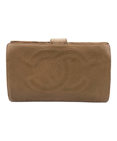 CHANEL（シャネル）CHANEL (シャネル) 財布 ベージュの古着・服飾アイテム
