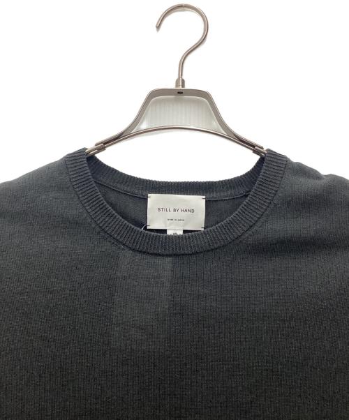STILL BY HAND（スティルバイハンド）STILL BY HAND (スティルバイハンド) 半袖Tシャツ Knit T-shirt オリーブ サイズ:SIZE 48の古着・服飾アイテム