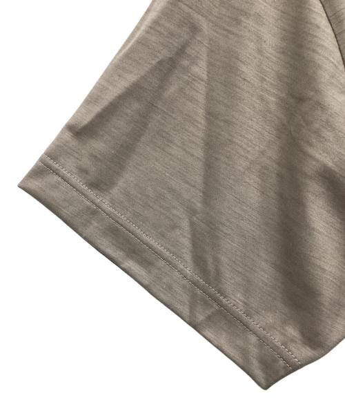 KANEMASA PHIL.（カネマサフィル）KANEMASA PHIL. (カネマサフィル) 36G ウールショートスリーブTシャツ  ベージュ サイズ:SIZE Lの古着・服飾アイテム