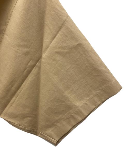 AURALEE（オーラリー）AURALEE (オーラリー) WASHED FINX TWILL BIG HALF SLEEVED SHIRT 半袖シャツ ブラウン サイズ:SIZE 4の古着・服飾アイテム