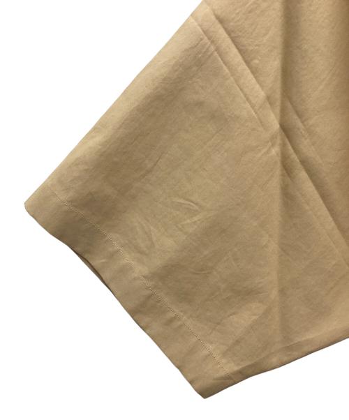 AURALEE（オーラリー）AURALEE (オーラリー) WASHED FINX TWILL BIG HALF SLEEVED SHIRT 半袖シャツ ブラウン サイズ:SIZE 4の古着・服飾アイテム