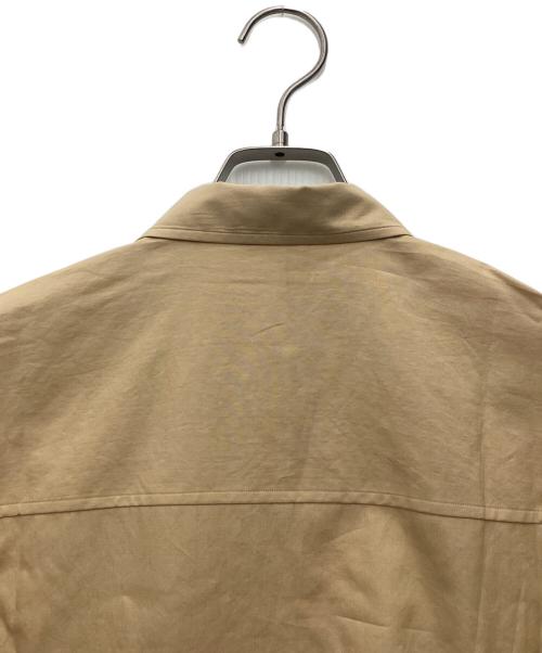 AURALEE（オーラリー）AURALEE (オーラリー) WASHED FINX TWILL BIG HALF SLEEVED SHIRT 半袖シャツ ブラウン サイズ:SIZE 4の古着・服飾アイテム