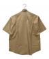 AURALEE (オーラリー) WASHED FINX TWILL BIG HALF SLEEVED SHIRT 半袖シャツ ブラウン サイズ:SIZE 4：20000円