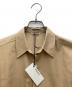 中古・古着 AURALEE (オーラリー) WASHED FINX TWILL BIG HALF SLEEVED SHIRT 半袖シャツ ブラウン サイズ:SIZE 4：20000円