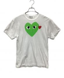 PLAY COMME des GARCONS（プレイコムデギャルソン）の古着「Play Double Heart T-Shirts」