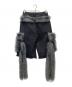 GRANCY (グランシー) ファーポケットデザインハーフデニムカーゴパンツ グレー サイズ:SIZE S：5000円