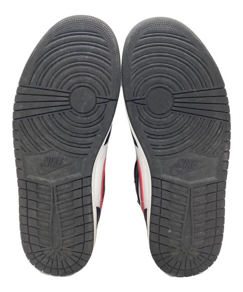NIKE（ナイキ）NIKE (ナイキ) ハイカットスニーカー AIR JORDAN 1 MID レッド×ブラック サイズ:SIZE 28.5cmの古着・服飾アイテム