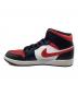 中古・古着 NIKE (ナイキ) ハイカットスニーカー AIR JORDAN 1 MID レッド×ブラック サイズ:SIZE 28.5cm：8000円
