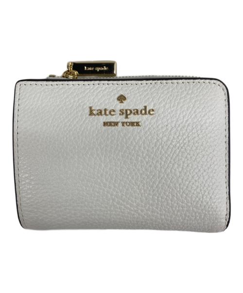 Kate Spade（ケイトスペード）Kate Spade (ケイトスペード) 2つ折り財布 ホワイトの古着・服飾アイテム