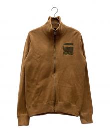 G-STAR RAW（ジースターロゥ）の古着「ニットブルゾン」｜オレンジ
