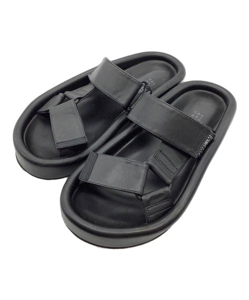 MM6 Maison Margiela（エムエムシックスメゾンマルジェラ）MM6 Maison Margiela (エムエムシックスメゾンマルジェラ) ストラップサンダル ブラック サイズ:42の古着・服飾アイテム
