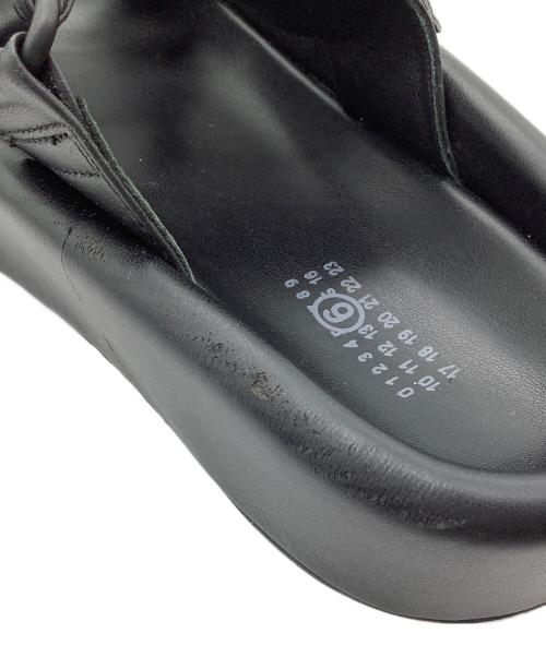 MM6 Maison Margiela（エムエムシックスメゾンマルジェラ）MM6 Maison Margiela (エムエムシックスメゾンマルジェラ) ストラップサンダル ブラック サイズ:42の古着・服飾アイテム