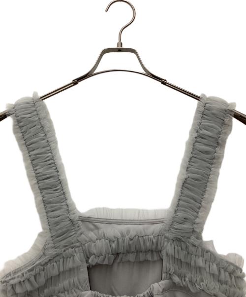 merry jenny（メリージェニー）merry jenny (メリージェニー) チュールコルセットミニワンピース グレー サイズ:SIZE Freeの古着・服飾アイテム