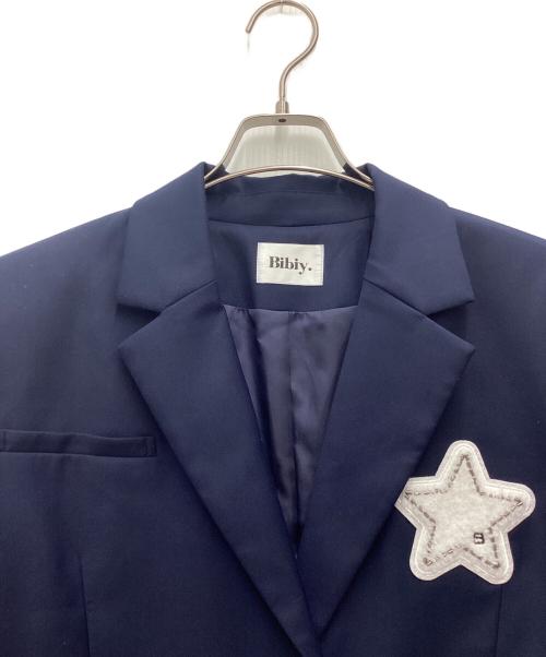 Bibiy.（ビビィ）Bibiy. (ビビィ) CLUB JACKET テーラードジャケット ネイビー サイズ:SIZE Freeの古着・服飾アイテム