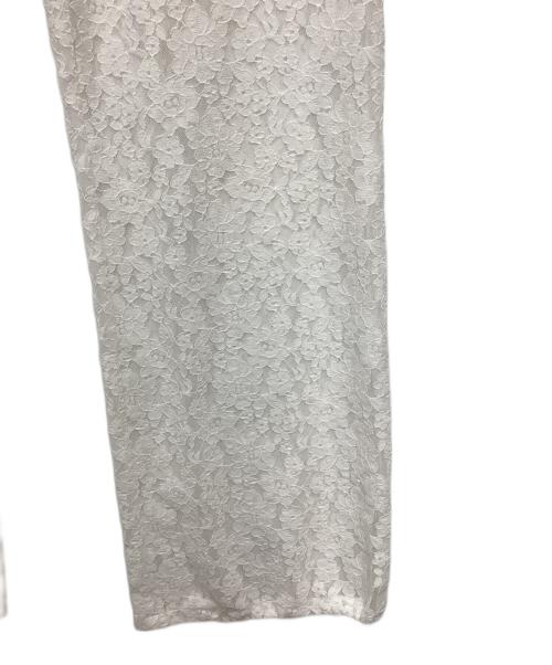 MAISON SPECIAL（メゾンスペシャル）MAISON SPECIAL (メゾンスペシャル) Side Gathered Wrap Lace Skirt Pants ラップレーススカートパンツ ホワイト サイズ:SIZE 36の古着・服飾アイテム