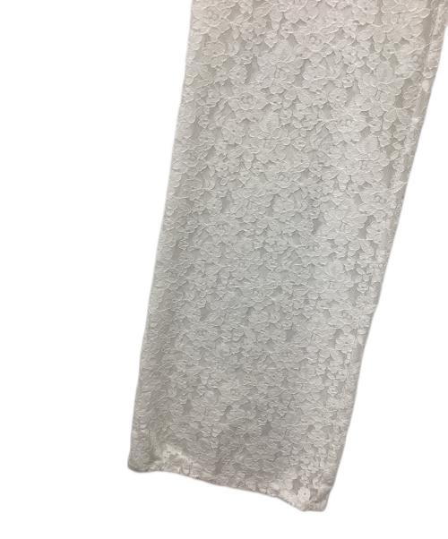 MAISON SPECIAL（メゾンスペシャル）MAISON SPECIAL (メゾンスペシャル) Side Gathered Wrap Lace Skirt Pants ラップレーススカートパンツ ホワイト サイズ:SIZE 36の古着・服飾アイテム