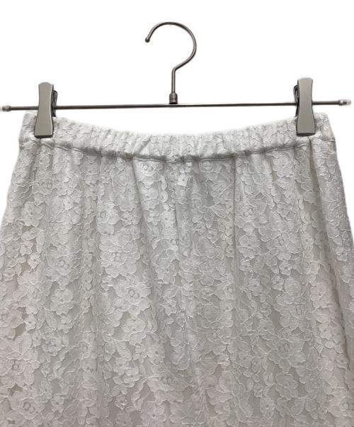 MAISON SPECIAL（メゾンスペシャル）MAISON SPECIAL (メゾンスペシャル) Side Gathered Wrap Lace Skirt Pants ラップレーススカートパンツ ホワイト サイズ:SIZE 36の古着・服飾アイテム