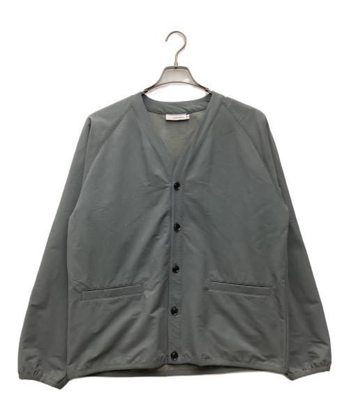 nanamica（ナナミカ）nanamica (ナナミカ) BREATH TUNE Cardigan 薄手カーディガン グレー サイズ:SIZE Sの古着・服飾アイテム