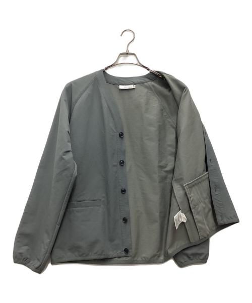 nanamica（ナナミカ）nanamica (ナナミカ) BREATH TUNE Cardigan 薄手カーディガン グレー サイズ:SIZE Sの古着・服飾アイテム