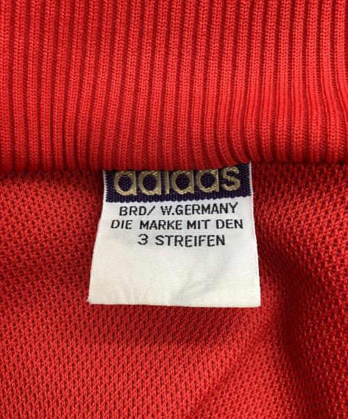 adidas（アディダス）adidas (アディダス) トラックジャケット 推定80s VINTAGE レッド サイズ:SIZE Lの古着・服飾アイテム