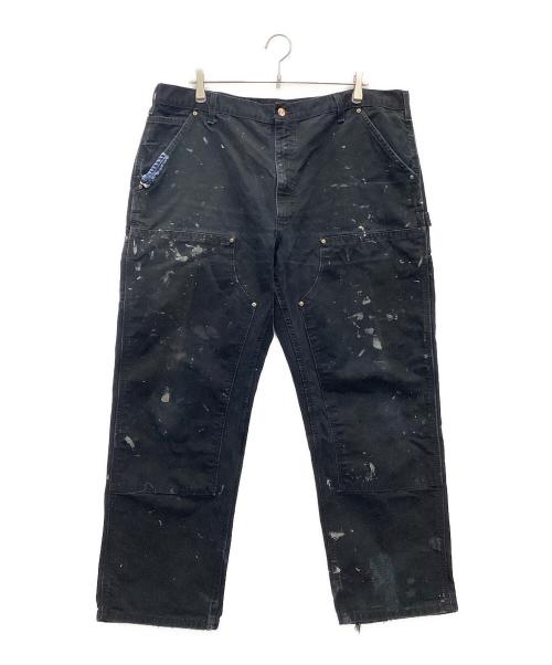 CarHartt（カーハート）CarHartt (カーハート) ダブルニーペインターパンツ ブラック サイズ:SIZE 101cm (W40)の古着・服飾アイテム