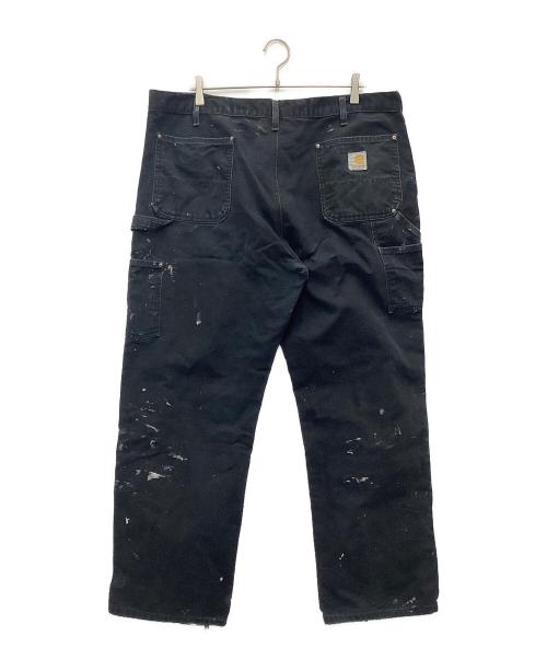 CarHartt（カーハート）CarHartt (カーハート) ダブルニーペインターパンツ ブラック サイズ:SIZE 101cm (W40)の古着・服飾アイテム